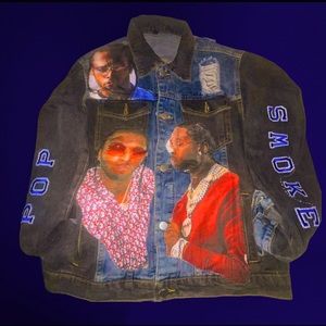 New Pop Smoke Jean 1 Out 1 Hand Stitch